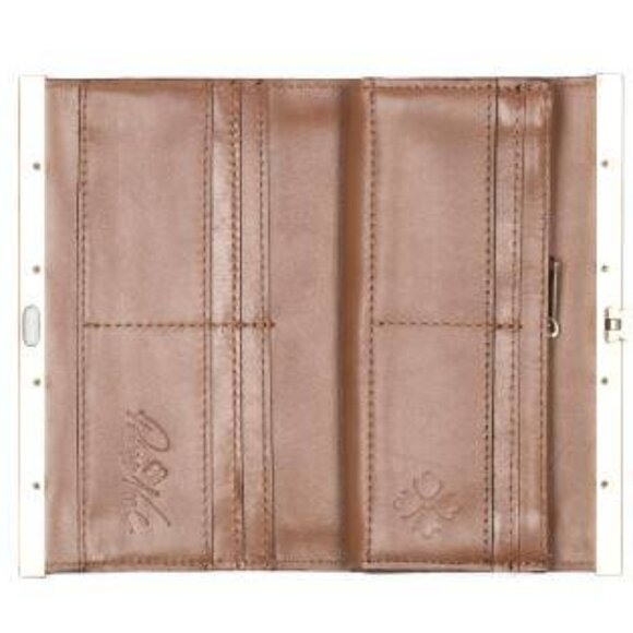 Patricia Nash Leather Cauchy Framed Wallet /w Map Print- Push Lock Closure-NWT - Picture 8 of 8